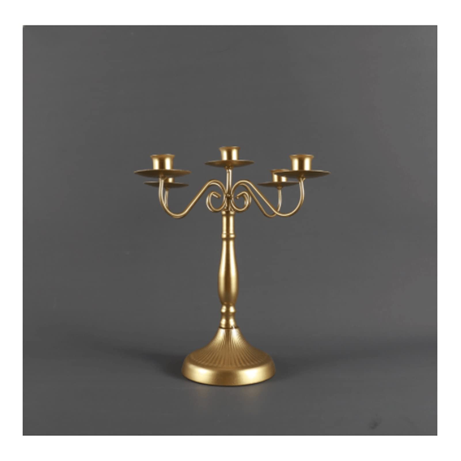 HTTGDGDH Aromatherapy Candle Table Decoration Romantic Light Dinner Props,Argento-32 * 30 * 13cm