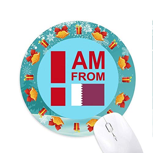 je suis du qatar tapis de souris souris ronds cadeaux de noël