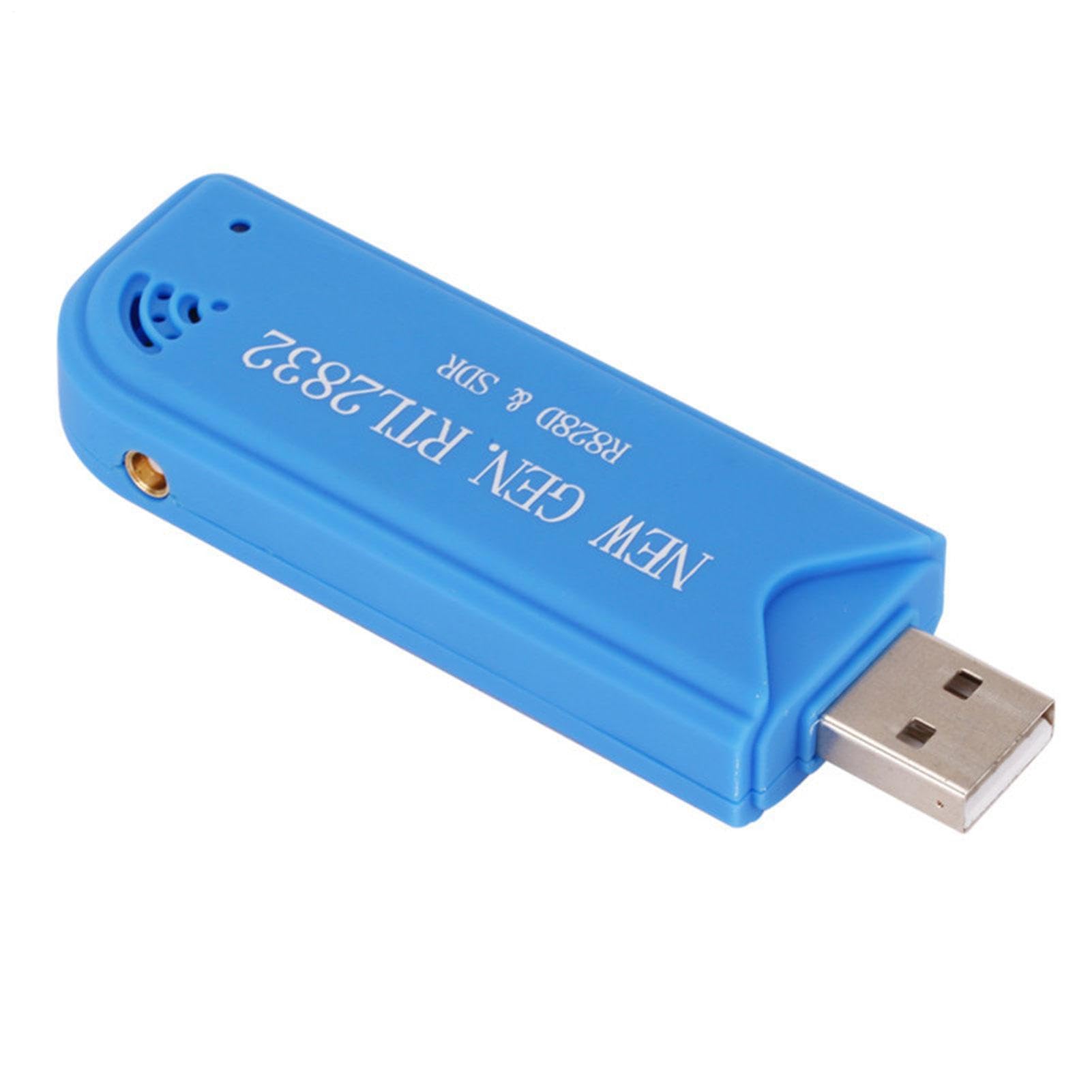 Receptor de Radio SDR - Memoria USB RTL-SDR con Antena | Modos de recepción Am, NFM, FM, DSB, USB, y CW y con Conectores MCXReceptor de Radio Mejorado: Receptor de Radio por Software con
