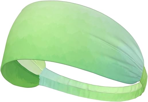 Forest Green Headband Sports Sweatbands for Men Women Hairband for Workout Athletic Running Yoga Basketball Gym