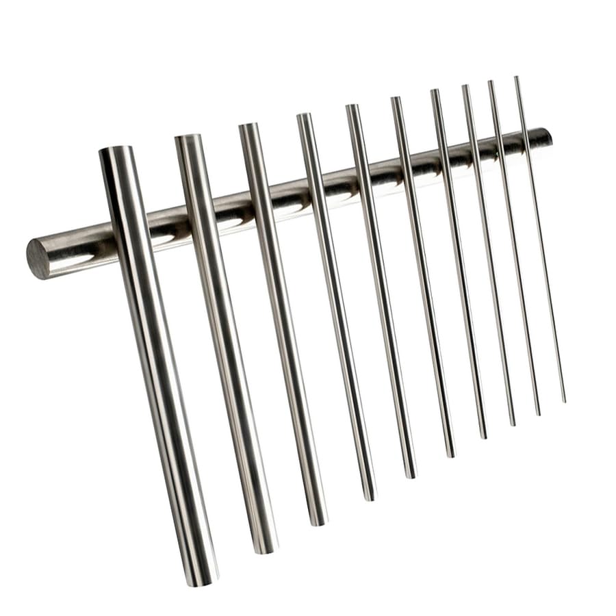 50CM 14 Pieces Stainless Steel Solid Round Rod Lathe Bar Stock Assorted for DIY Craft Tool Diameter 2MM-10MM