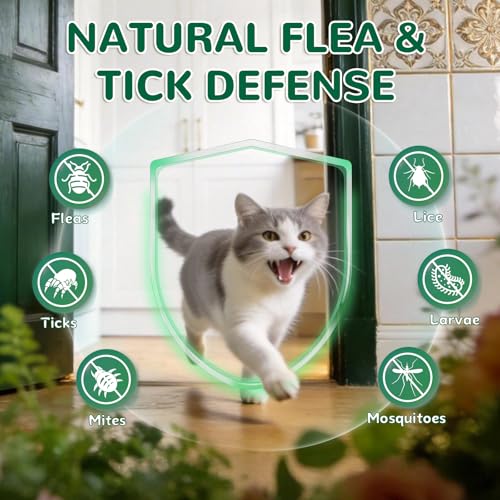 Flea and Tick Prevention for Cats, 500 Cat Flea Treatment, Natural Oral Flea Treatment for Cаts with Vitamins - Supports Skin & Coat, Digestive Health for All Breeds & Ages, Chicken Flavor - Image 5