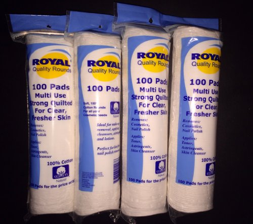 Royal Quality Rounds 100 Count, 4 Pack