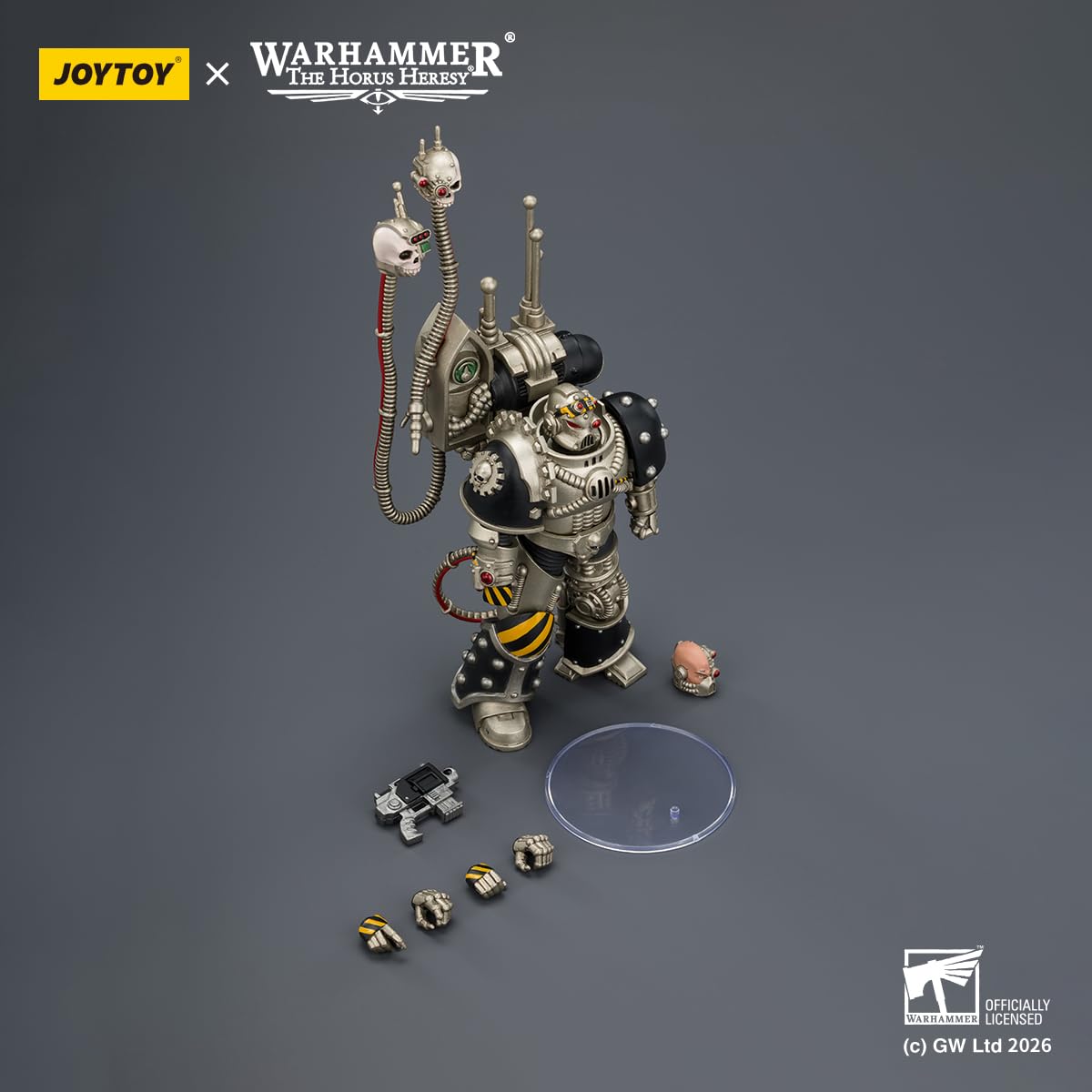 TOYVERSE JOYTOY Warhammer The Horus Heresy Iron Warriors Legion Praevian con pistola a bullone in scala 1/18, modellino personaggio a partire dai 15 anni
