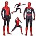 Leezeshaw Disfraz para adultos y niños de superhéroe Spiderman, Peter Parker, Los...