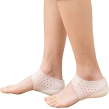 Secret Insole, Men's, Height Increase, Insole, Silicone, Heel, Secret, Length Effect, Breathable, Shock Absorption, Beautiful Legs, Can Be Hidden with Socks, Height 2.0 inches 5 cm 1.4 inches 3.5