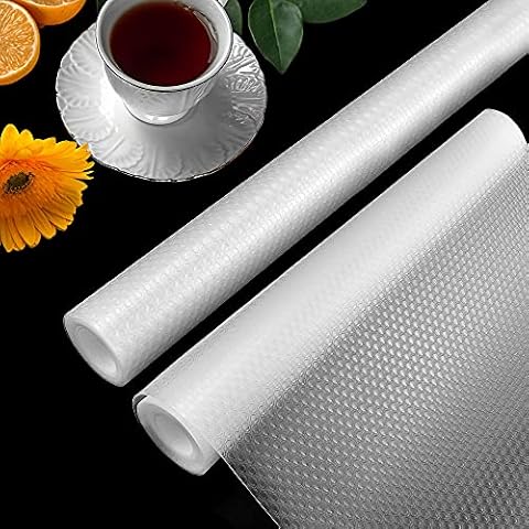 Schubladenmatte, 2 Stück Schubladenmatte Küche, 30 x 300 cm und 50 x 300 cm Schubladen Matten, Eva Schubladenmatte Transparent, Schubladenmatte Zuschneidbar Cover