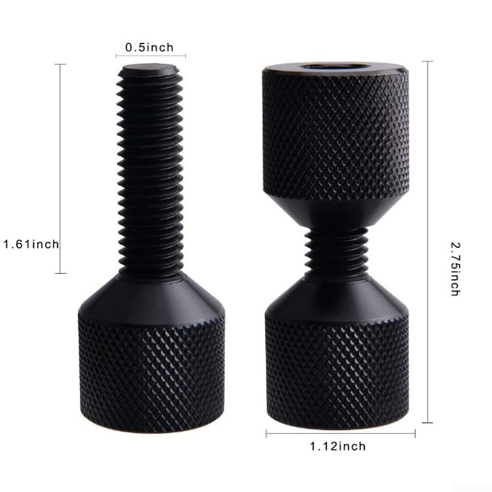 Outil d'alignement de bride en aluminium, design ergonomique, anodisé noir pour un alignement parfait des canalisations