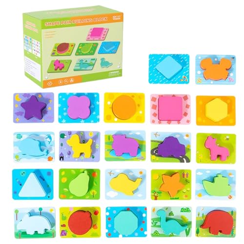 Juego de encajar formas para evitar la frustración al desarrollar motricidad