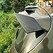 SIWKJJHY Car Trunk Spoiler for Ford Figo (2010 2011 2012 2013 2014 2015 2016 2017 2018), Roof Lip Spoiler Tail Wing Car Styling.,Carbon Fiber Look