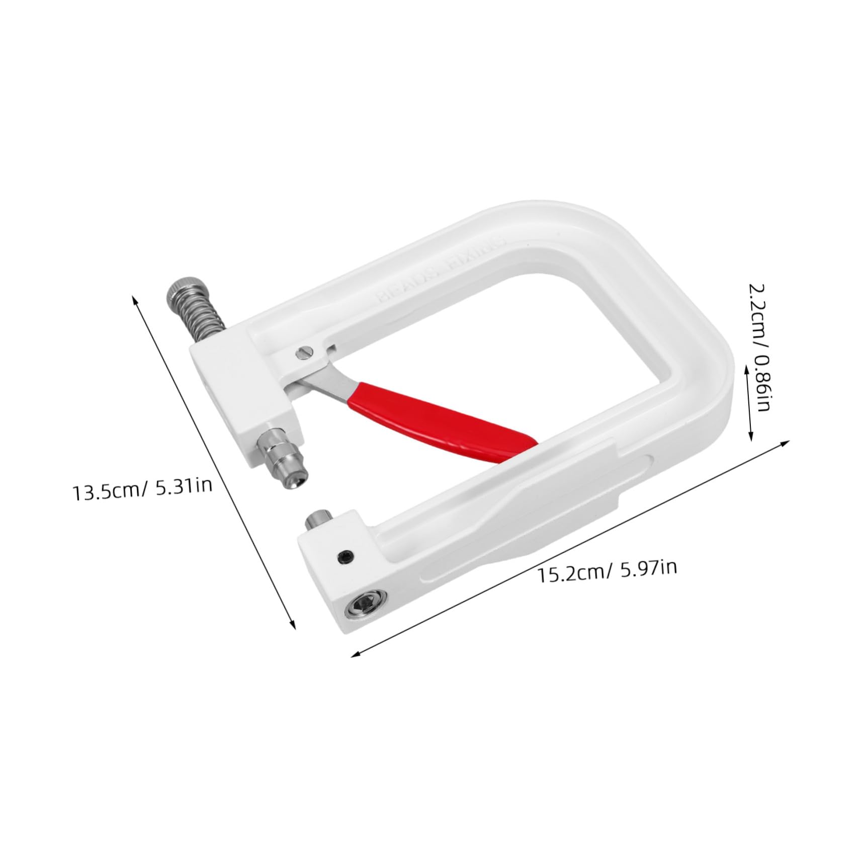 SHINEOFI 1 Juego Máquina de incrustaciones de cuentas manuales Kit de herramientas de joyería Herramienta manual para joyería máquina de ajuste de cuentas Máquina para enhebrar