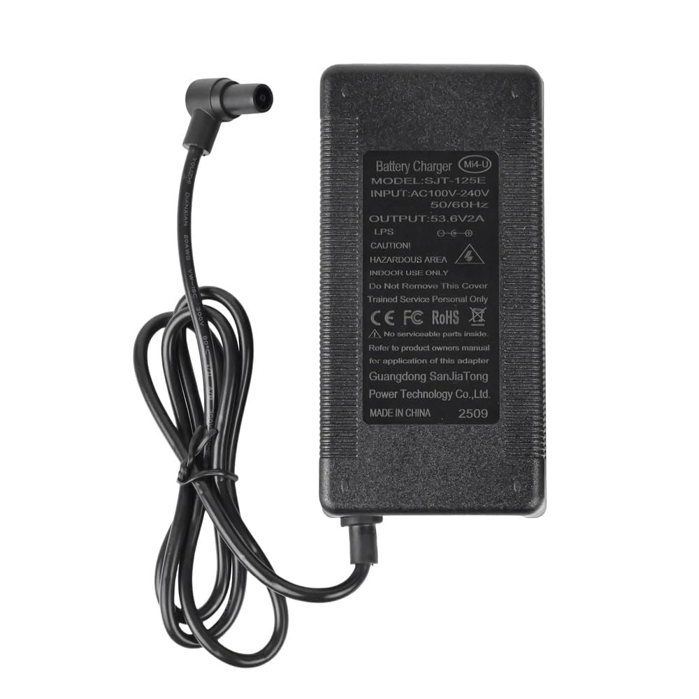 Cargador para Xiaomi Mi 4 Ultra Cargador para Patinete Adaptador Scooter Eléctrico 53,6 V/2 A Li-ION - Cargador de litio