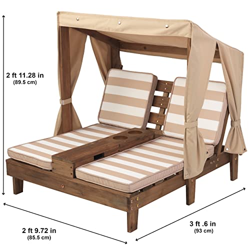 Kidkraft 534 Wooden Outdoor Double Chaise Lounge thumb #1