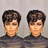 PurpleSexy Pixie Cut Wig