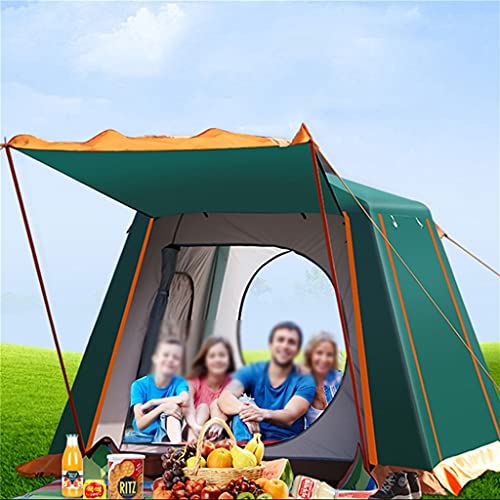Carpa para camping impermeable y resistente al viento 4 personas miniatura 7
