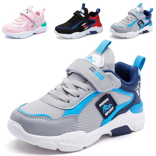 Mitudidi Turnschuhe Mädchen 26 Hallenschuhe Mädchen Sportschuhe Mädchen Freizeit Atmungsaktiv Schuhe Kinder Unisex Grau Blau Mitudidi Turnschuhe Mädchen 26 Hallenschuhe Mädchen Sportschuhe Mädchen Freizeit Atmungsaktiv Schuhe Kinder Unisex Grau Blau