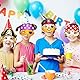 Hifot Piraten Masken Zum Bemalen Kinder Piraten Deko Kindergeburtstag Geschenke Ausmalen Piratenhut Kinder Cosplay Malpapier Maske für Junge Spiele Bastelset Kindergeburtstag und Karneval Junge