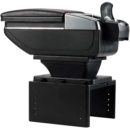 Amazon 汎用 車 アームレスト 軽自動車 コンソールボックス 肘掛け 灰皿付き 多機能ドリンクホルダー収納トレイ 車 バイク 車 バイク