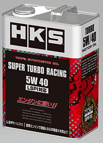 HKS X[p[[VOIC SUPER TURBO RACING 5W-40 4L 100%wIC SN+Ki LSPIΉ 52001-AK125 52001-AK125