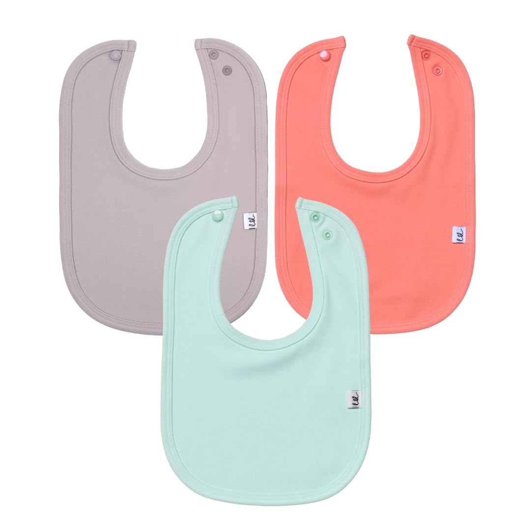SnapDry 3-Pack Classic Bibs for Babies – Instant-Dry Absorbent Drool Bibs for Boys & Girls-image-0