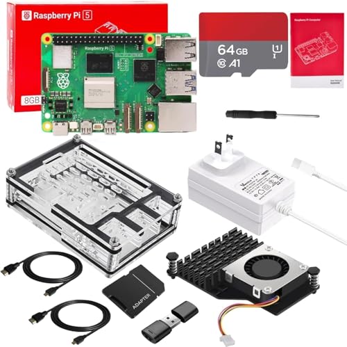 5/11まで　Raspberry Pi 5 4GB RAM ケース付き Amazon.co.jp: GeeekPi Raspberry Pi 5 ケース、PD 27W 電源付き