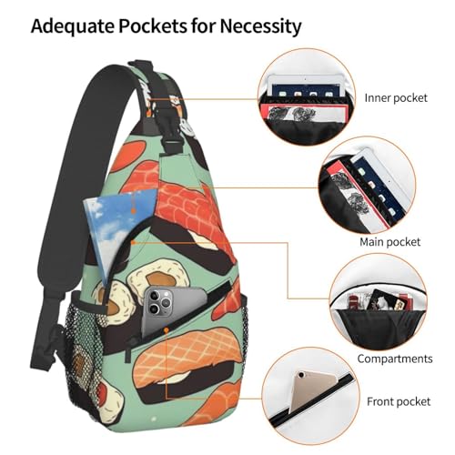Bolso Cruzado para Hombre estilo Bandolera Negro miniatura 4