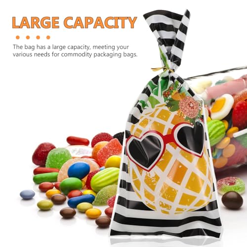 LALAFINA Sacos Para Lembrancinhas De Festa De Abacaxi Sacos Plásticos Reutilizáveis ​​Para Lembranci