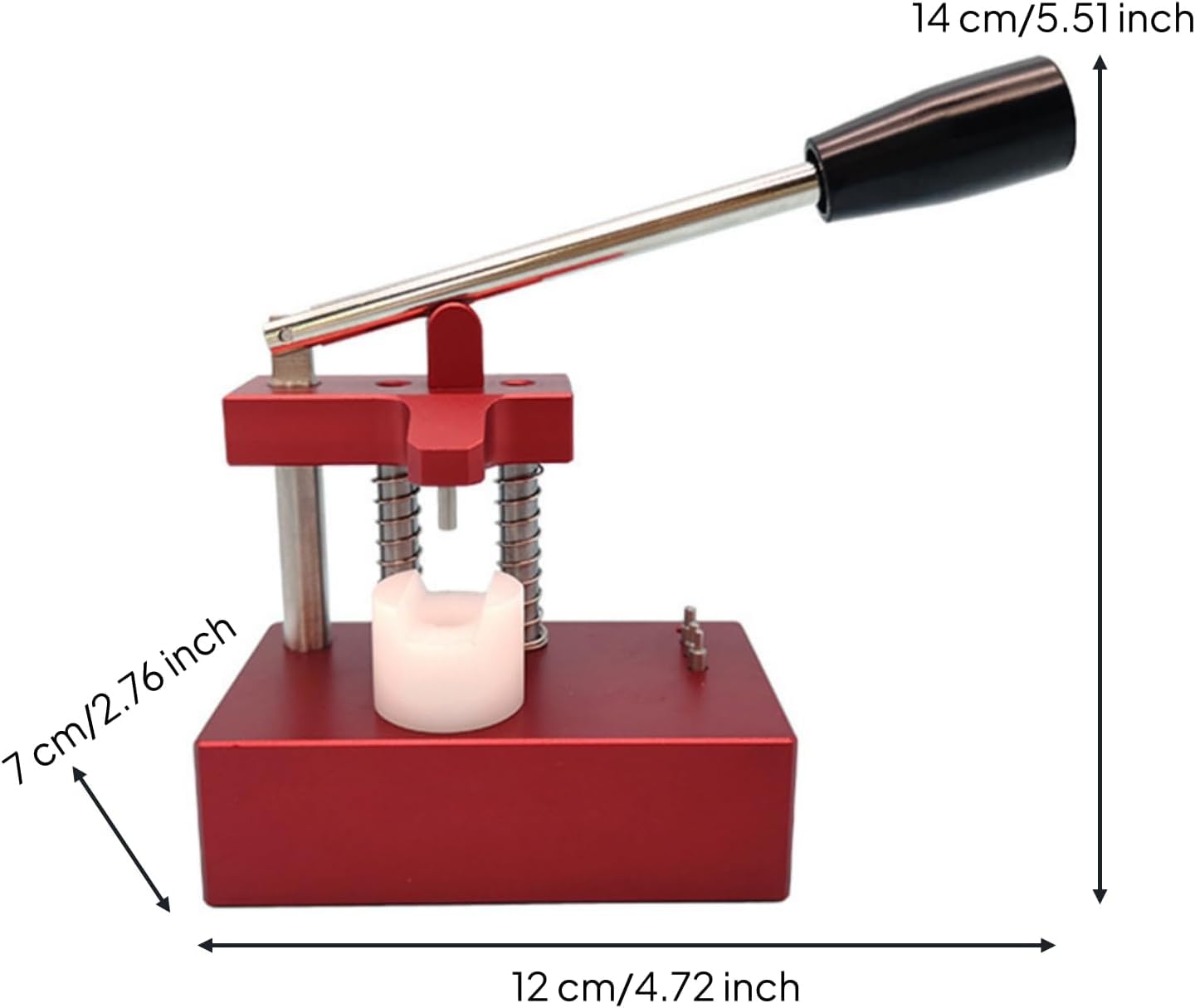 Ręczne narzędzie do naprawy zegarków z popychaczem sworzni i ściągaczem bransolety do kontrolowanych i czystych regulacji
