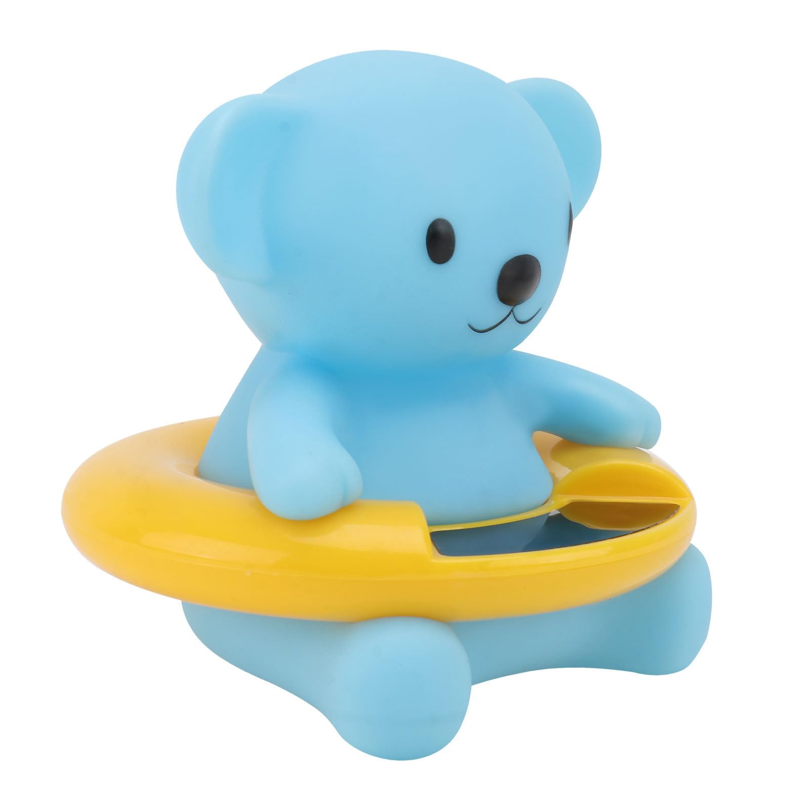 ABOOFAN Bear Shaped Bath Thermometer Sky Blue Floating Water Temperature Gauge for Newborn Safety and Shower Supplies