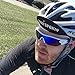 Torege Polarized Sports Sunglasses With 3 Interchangeable Lenes for Men Women Cycling Running Driving Fishing Golf Baseball Glasses TR002 (Transparent Gray&Orange lens)