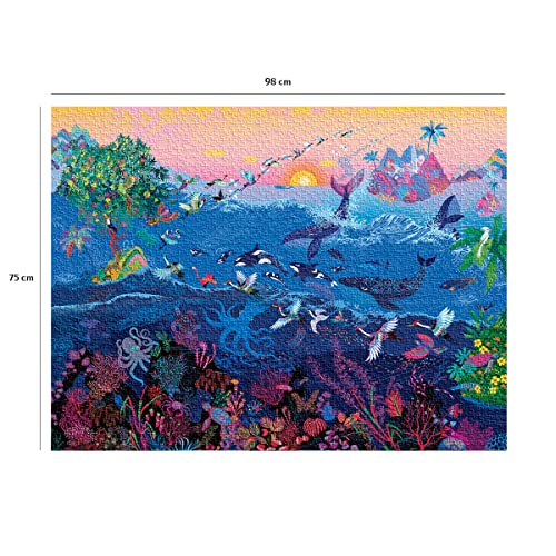 Puzzle 2000 pièces : Merveilles de 'océan Peggy Nille Ravensburger Nathan - vue 4