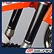 SCAR CARBON UNTERE GABELSCHÜTZER kompatibel mit KTM YAMAHA HONDA HUSQVARNA GASGAS BETA KAWASAKI SUZUKI 125 250 300 350 390 430 450 480 500