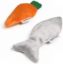 Gatton Brinquedo Com Catnip Para Gatos Catfood - Dupla Peixe E Cenoura