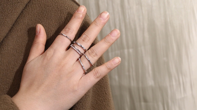 Lot De 9 Bagues Femme Réglables - Plaqué Or 14K Et Argenté - Styles Fins Et à Zircon - Cadeau Fiançailles, Anniversaire, Saint-Valentin - 3