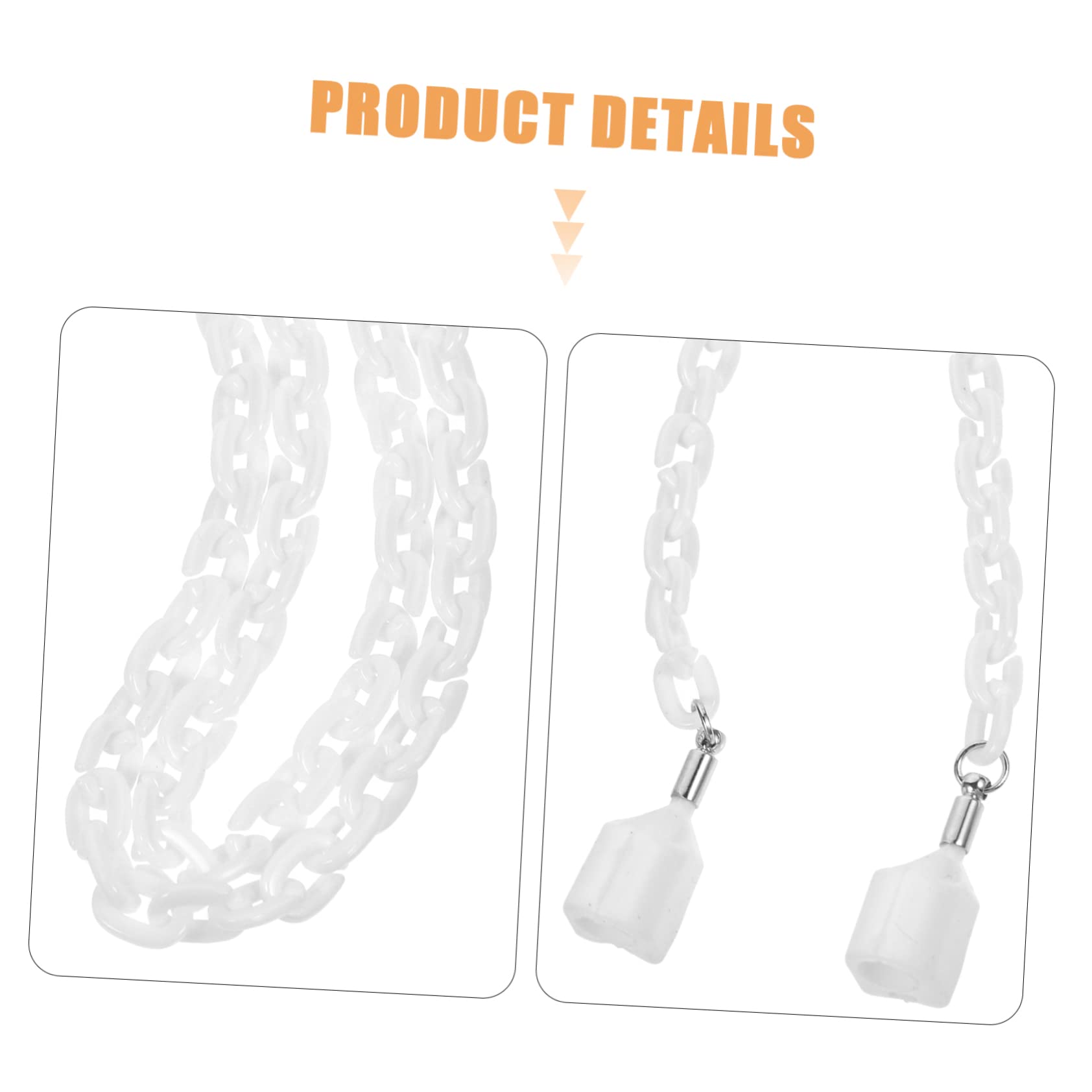 UKCOCO 5piezas Cadena Magnética Antipérdida Para Auriculares Inalámbricos Correa De Cuello Accesorio Para Hombres y Mujeres Protección y Estilo Para Ejercicio y Uso Diario