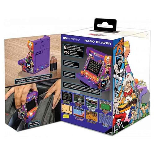 Image of Pico Player (Data East Pico) | 108 Retro Games, 2 inch Screen, Purple, Small