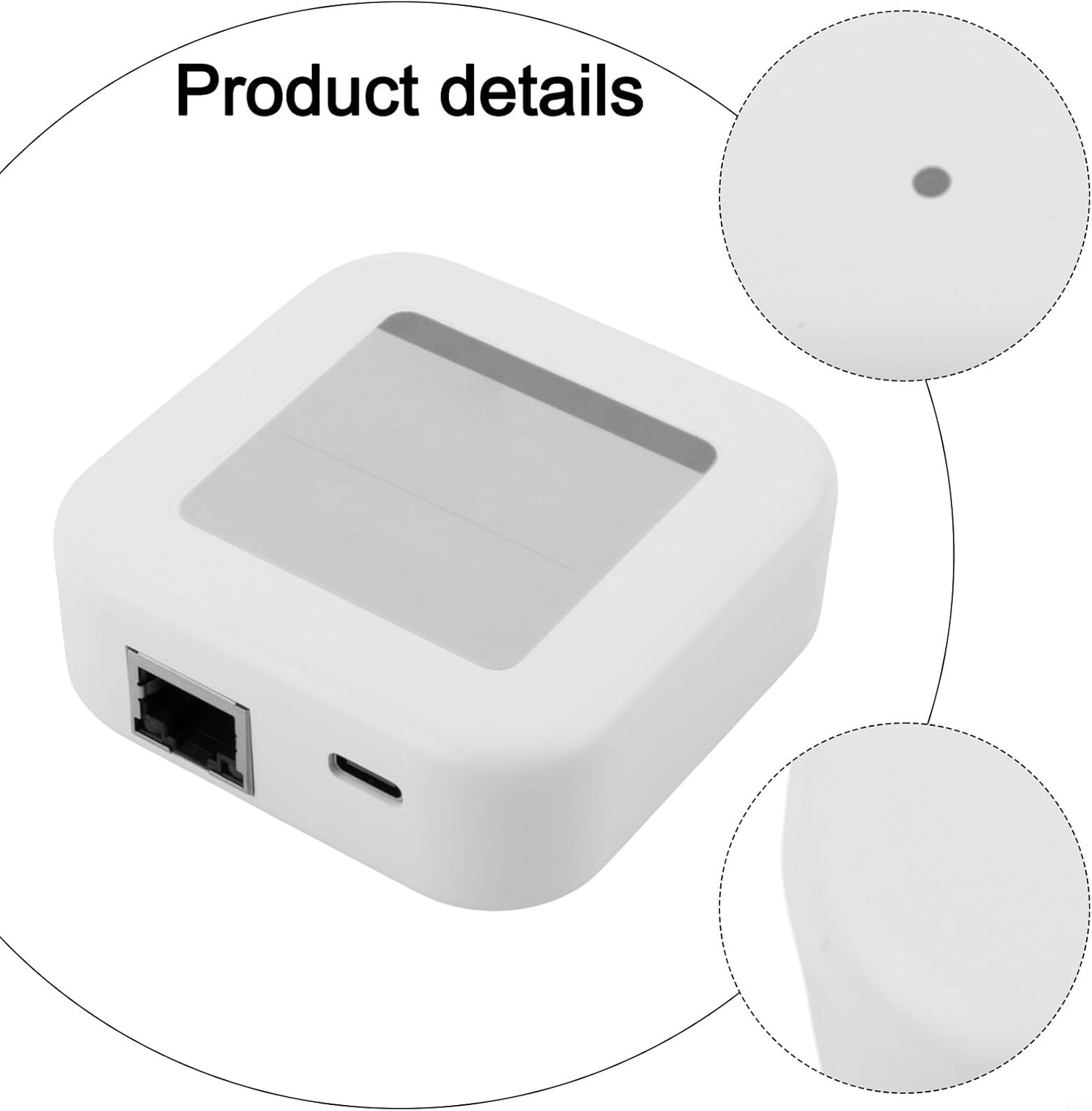 G2 G3 WiFi Smart Lock, Control Hub Remote Access Device, For TT-Lock App Compatible Smart Home Integration Real-Time Monitoring System(G3 wired)