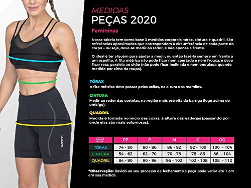 Calça Ciclismo Bike Feminina Oggi Skin Woom Supreme Com Forro (Preta Skin, P)