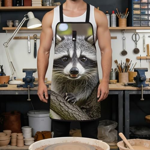 Delantal Raccoon Tool para hombres y mujeres ajustable miniatura 4