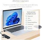 StarTech.com 4-Port USB-A Hub, USB 3.0 (5Gbps) Data Transfer, Bus Powered, Travel Mini Hub, Portable Multi-Port USB Splitter, Windows PC, MacBook, iMac, Chromebook, Surface and More | USB 3.0 data transfer, USB Powered, Travel mini, Portable multi-po