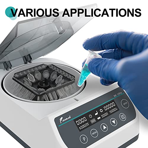 Lab High Speed Centrifuge Machine Bechtop Microcentrifuges 3 In 1 Rotor For 0.2/0.5/1.5/2Ml Tube Capacity (12000Rpm) #TOP6