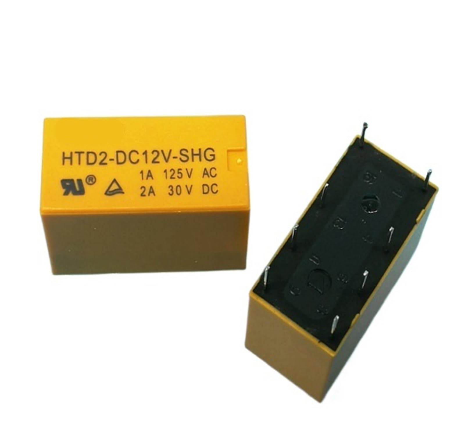 YZWRWRMKTB 1pc HTD2-DC12V-SHG (4078-5V12V) Relay 8 pins