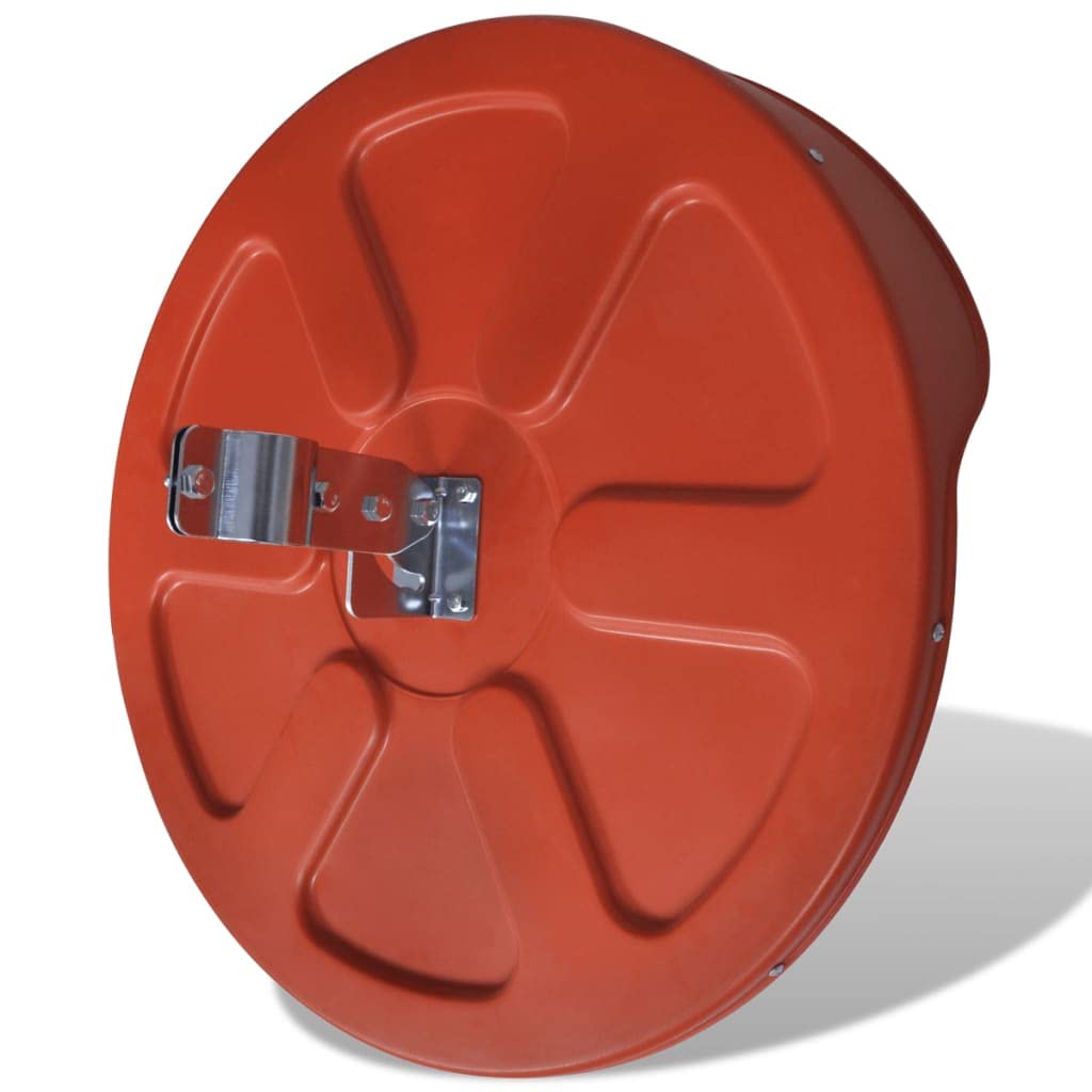vidaXL Convexo espejo tráfico PC plástico naranja 24 "al aire libre