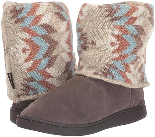 MUK LUKS Women's Raquel Slipper, Oatmeal Strpe, Small | Image 6