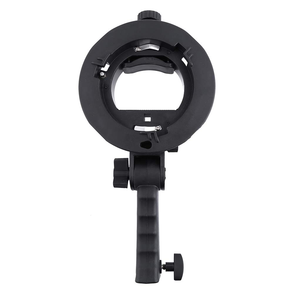 Agatige S Type Bracket, S Mount Holder Handheld Grip Mount Holder, S Type Speedlite Bracket with Handle for Speedlite Flash Softbox