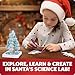 Blue Marble Santa's Christmas Science Workshop - Holiday STEM Kit for Kids with 5 Magical Experiments & 20 Bonus Activities, Educational Science Kit, for Kids Age 8 and Up
