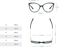 Vista 4 de Gafas de lectura multifocales fotocromáticas progresivas de diseño ojo de gato para mujer, lentes de sol UV400