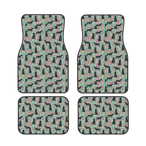 Alfombrillas para coche de neopreno que no se mueven con estampado de Labrador
