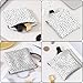 Deokke 2 PCS Coin Purse Pouch Squeeze Soft Leather PU Mini Wallet Small Change Holder Cute Aesthetic for Women Girls Men-Speckle Cowhide