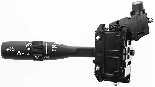 Garage-Pro Interruptor de señal de giro compatible con Jeep Grand Cherokee 1999-2004, con luces antiniebla, faros delanteros automáticos y control